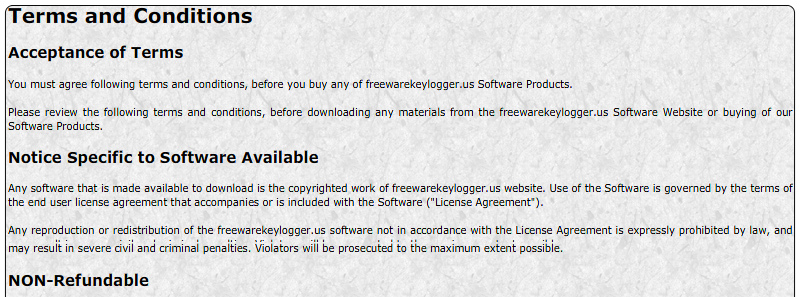 Terms and Conditions