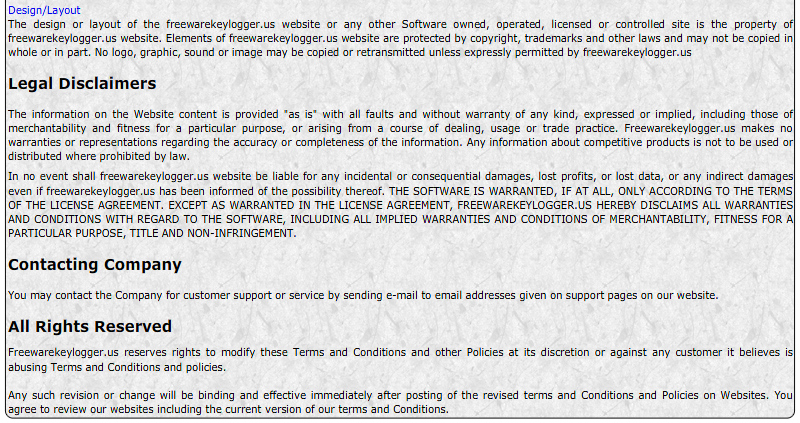 Terms and Conditions